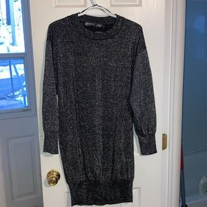 2/$20 Black Sparkly Sweater Dress
